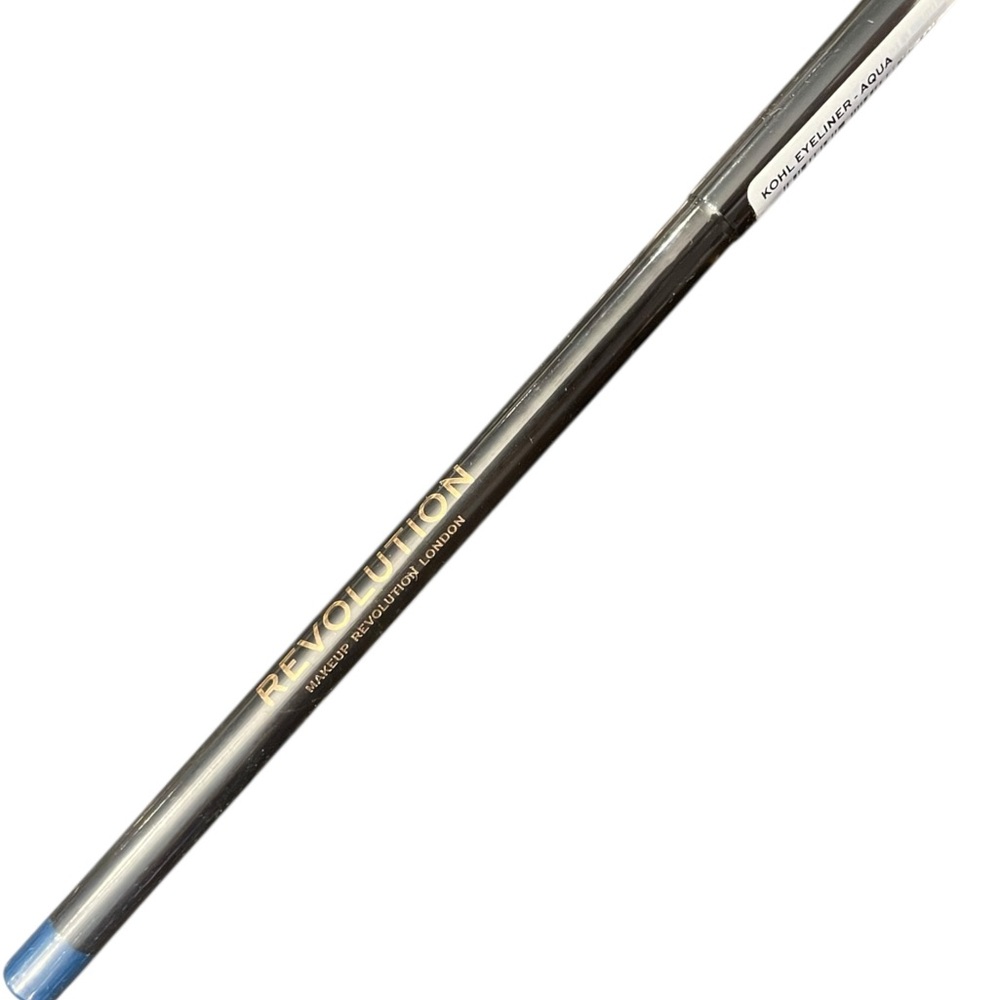 Makeup Revolution‎ London Kohl Eyeliner Color Aqua Blue Smooth Creamy Smoky